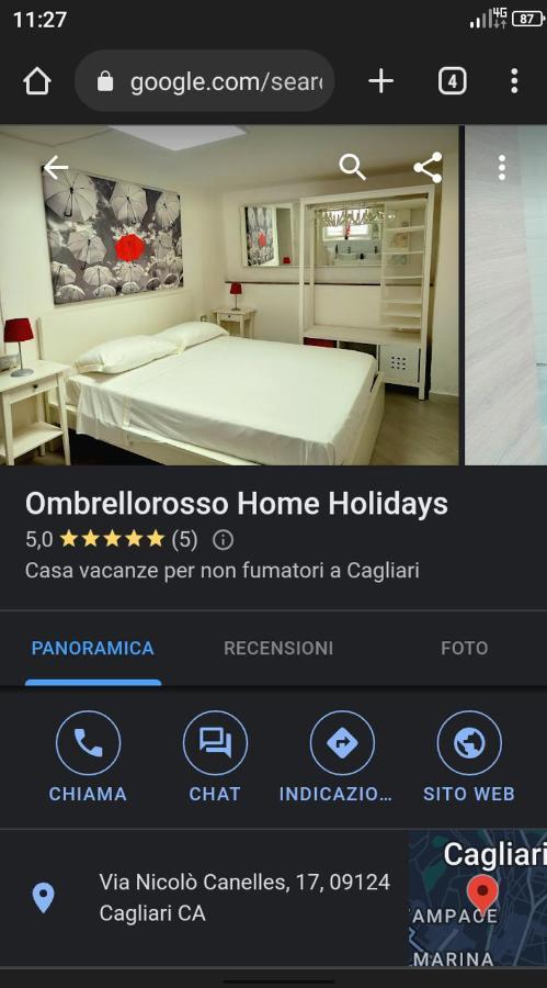 卡利亚里Ombrellorosso公寓 外观 照片